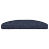Vidaxl trapmatten zelfklevend 15 stuks 65x21x4 cm blauw halfrond groot