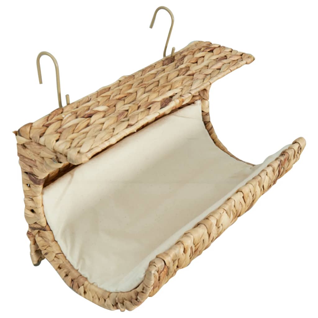 Vidaxl kattenbed met kussen 37x20x20 cm waterhyacint