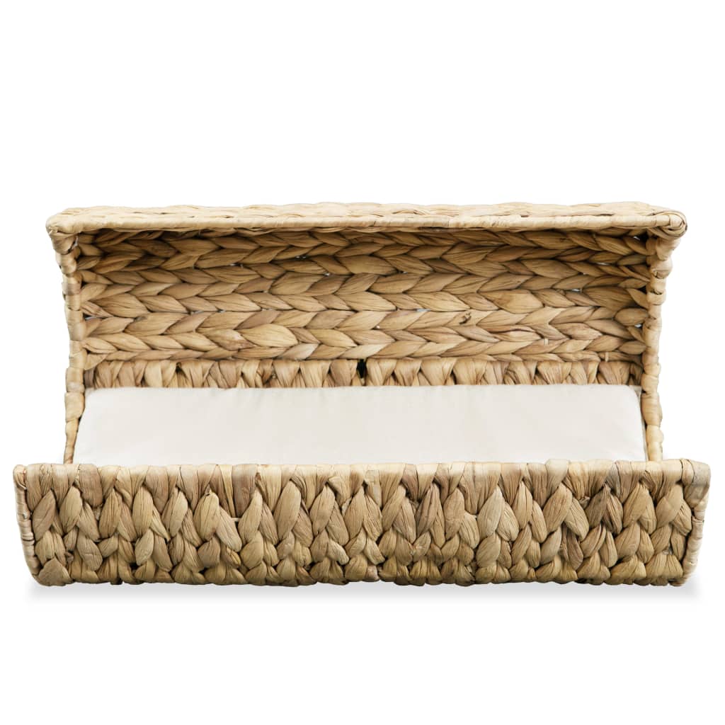 Vidaxl kattenbed met kussen 37x20x20 cm waterhyacint