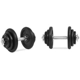 VidaXL 18-delige Halterset 40 kg gietijzer - afbeelding 2
