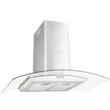 Vidaxl wandafzuigkap 756 m³ u led 90 cm roestvrij staal - afbeelding 2