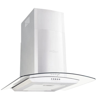 Vidaxl wandafzuigkap 756 m³ u led 60 cm roestvrij staal