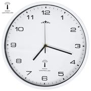 Vidaxl wandklok met quartz uurwerk radiogestuurd 31 cm wit - afbeelding 1