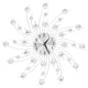 Vidaxl wandklok met quartz-mechanisme 50 cm modern ontwerp