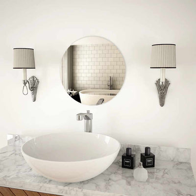 Vidaxl wandspiegel rond 40 cm glas
