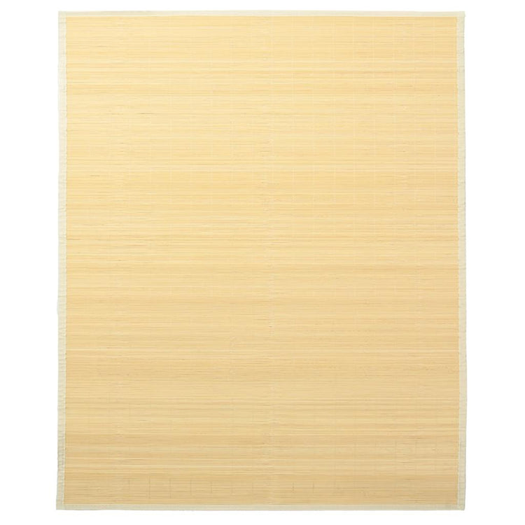 Vidaxl tapijt 160x230 cm bamboe natuurlijk