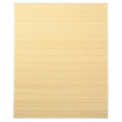 Vidaxl tapijt 160x230 cm bamboe natuurlijk