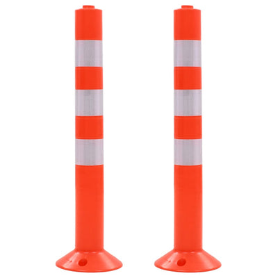 Vidaxl verkeerspalen 75 cm kunststof 2 st