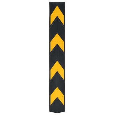 Vidaxl hoekbeschermers reflecterend 80 cm rubber 5 st