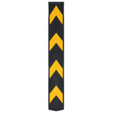 Vidaxl hoekbeschermers reflecterend 80 cm rubber 5 st - afbeelding 2