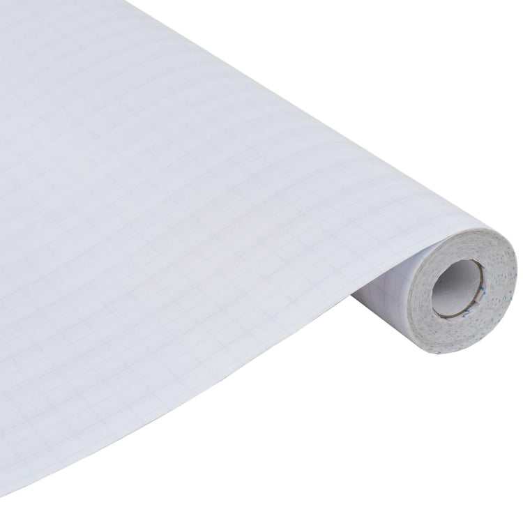 Vidaxl raamfolie strepenpatroon mat 0,9x10 m pvc