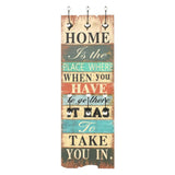 Vidaxl wandkapstok met 6 haken home is 120x40 cm - afbeelding 3