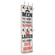 Vidaxl wandkapstok met 6 haken men ladies 120x40 cm