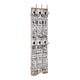 Vidaxl wandkapstok met 6 haken family rules 120x40 cm