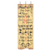 Vidaxl wandkapstok met 6 haken family 120x40 cm - afbeelding 2