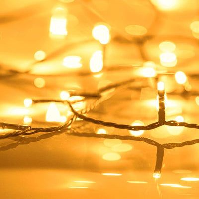 Vidaxl lichtsnoer met 1000 led's met 8 lichteffecten ip44 100 m warmwit