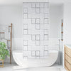 Vidaxl rolgordijn voor douche 100x240 cm vierkant