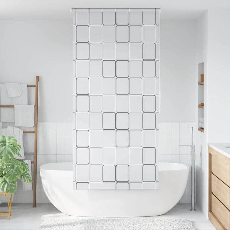 Vidaxl rolgordijn voor douche 120x240 cm vierkant