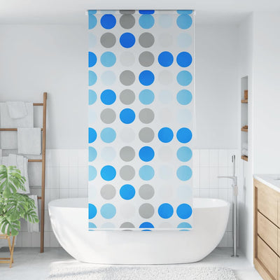Vidaxl rolgordijn voor douche 120x240 cm cirkel