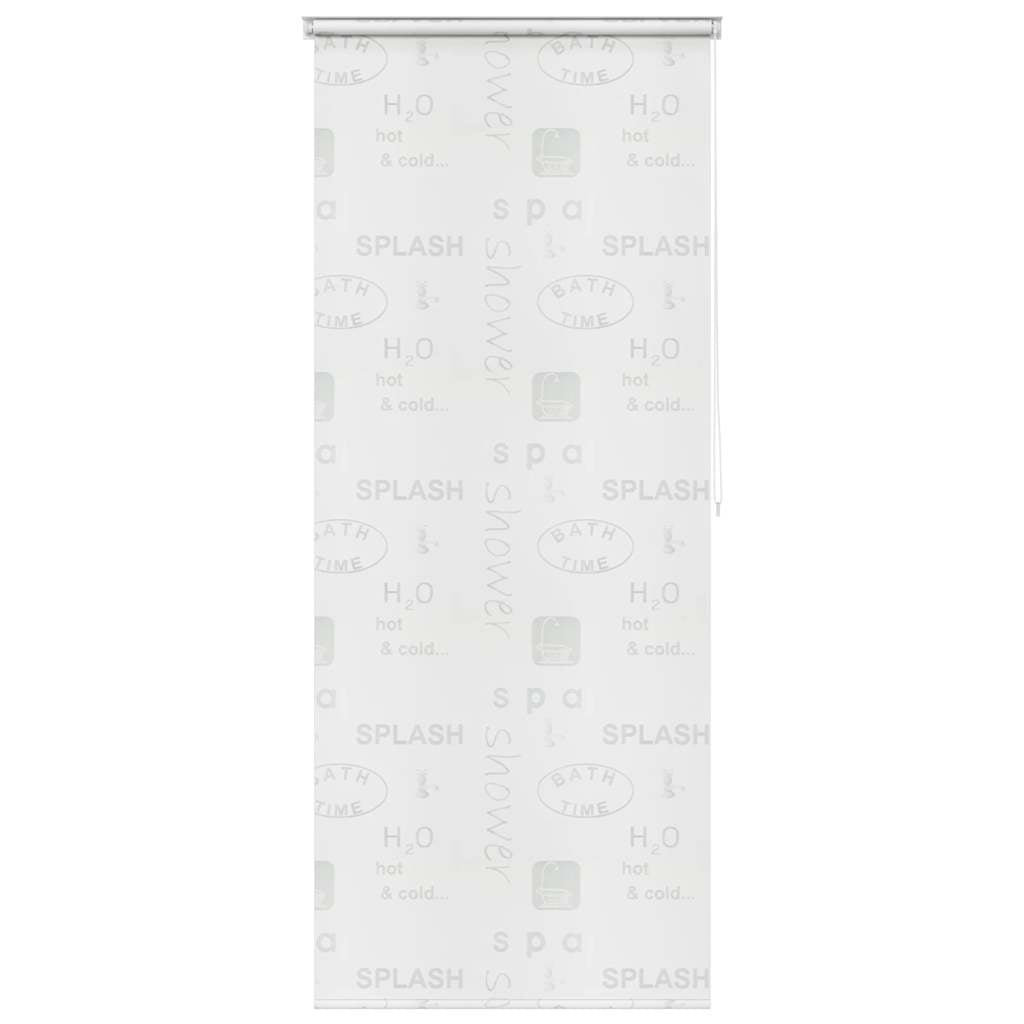 Vidaxl rolgordijn voor douche 80x240 cm splash