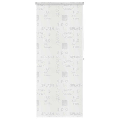 Vidaxl rolgordijn voor douche 100x240 cm splash