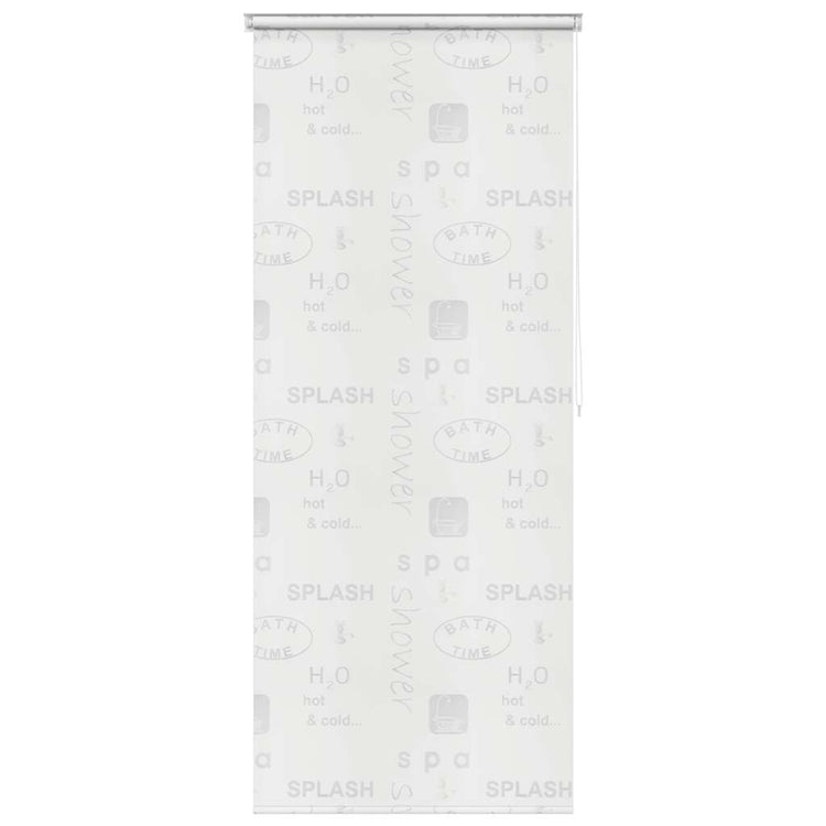 Vidaxl rolgordijn voor douche 120x240 cm splash