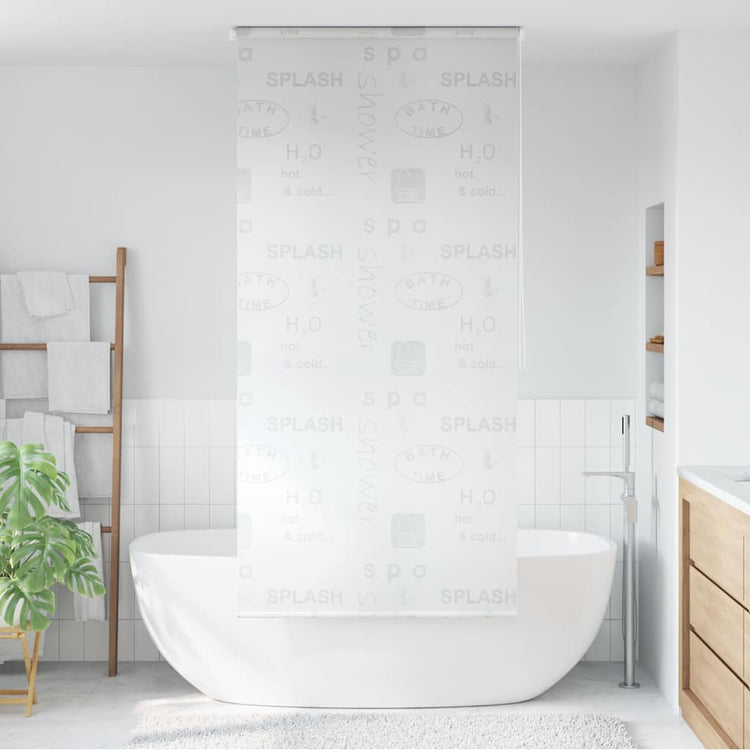 Vidaxl rolgordijn voor douche 120x240 cm splash