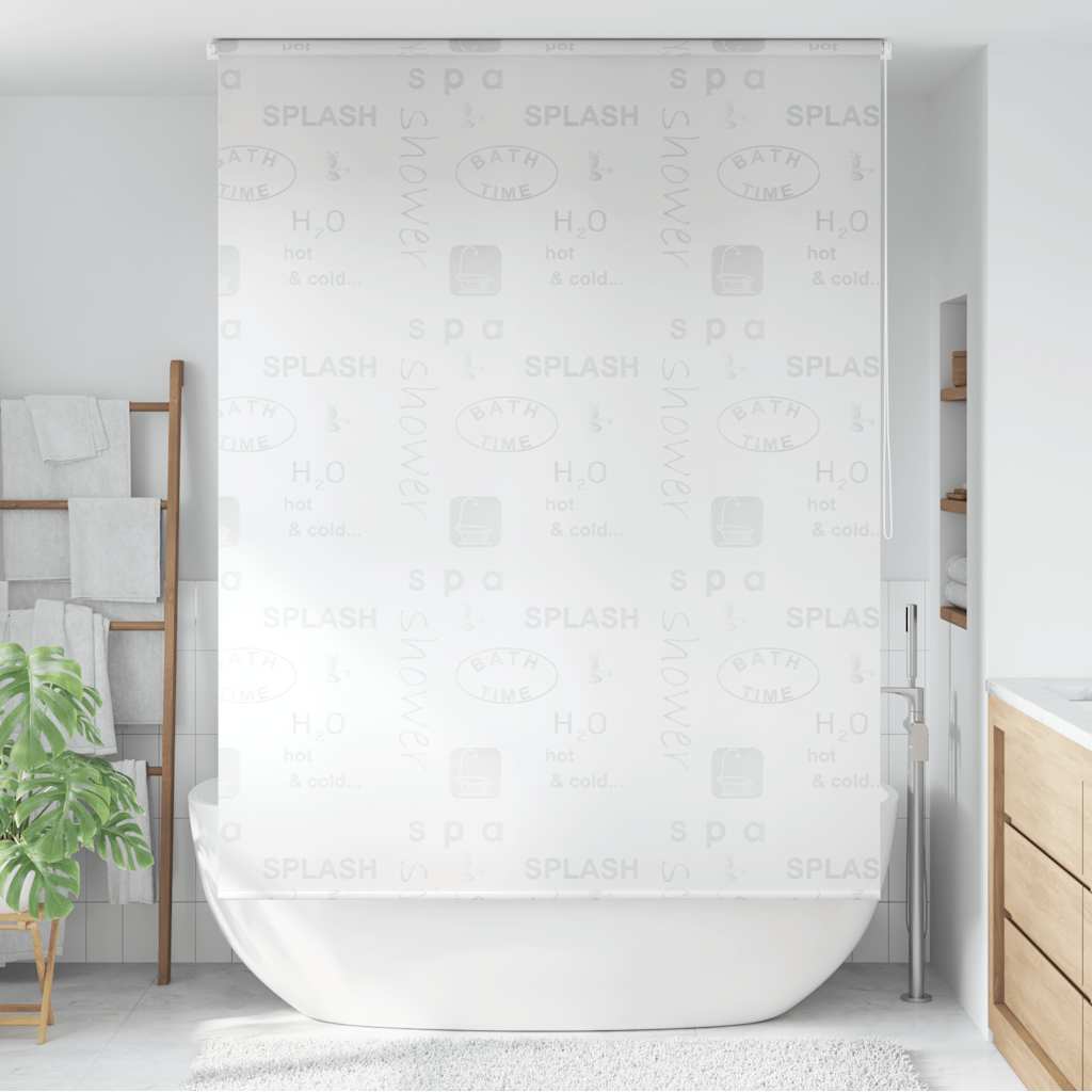 Vidaxl rolgordijn voor douche 160x240 cm splash