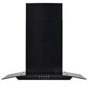 Vidaxl wandafzuigkap 756 m³ u 60 cm roestvrij staal zwart - afbeelding 2