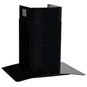 Vidaxl wandafzuigkap 756 m³ u 60 cm roestvrij staal zwart - afbeelding 3