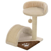 Vidaxl kattenkrabpaal met sisal krabpaal 40 cm beige en bruin - afbeelding 2