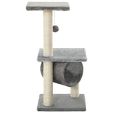 Vidaxl kattenkrabpaal met sisal krabpalen 65 cm grijs - afbeelding 3