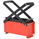 Vidaxl brikettenpers voor papier 34x14x14 cm staal zwart en rood