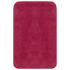 Vidaxl badmattenset stof fuchsia 3-delig