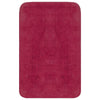Vidaxl badmattenset stof fuchsia 2-delig