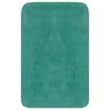 Vidaxl badmattenset stof turquoise 2-delig