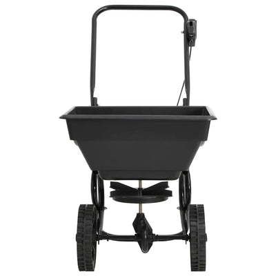 Vidaxl strooiwagen duwmodel 15 l 80x46x75 cm pvc en staal