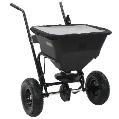 Vidaxl strooiwagen duwmodel 45 l 106x73x76 cm pvc en staal