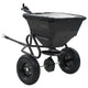 Vidaxl strooiwagen sleepmodel 45 l 125x74x79 cm pvc en staal