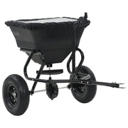 Vidaxl strooiwagen sleepmodel 45 l 125x74x79 cm pvc en staal - afbeelding 3