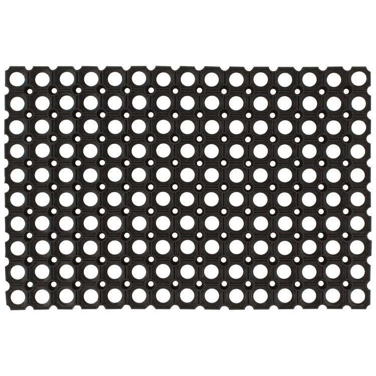 VidaXL Rubbermatten 16 mm 60x80 cm 2 st