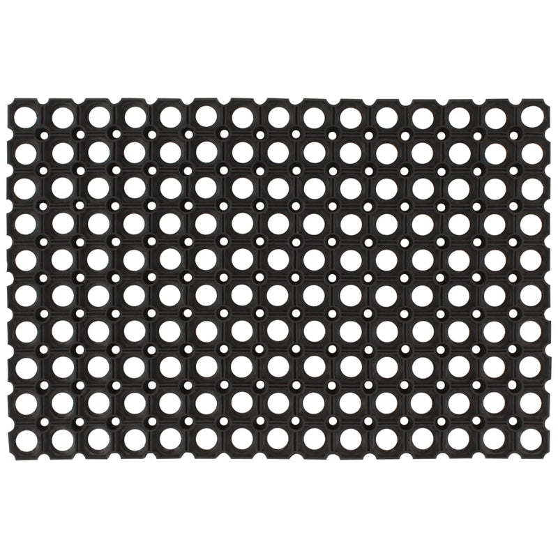 VidaXL Rubbermatten 16 mm 60x80 cm 2 st