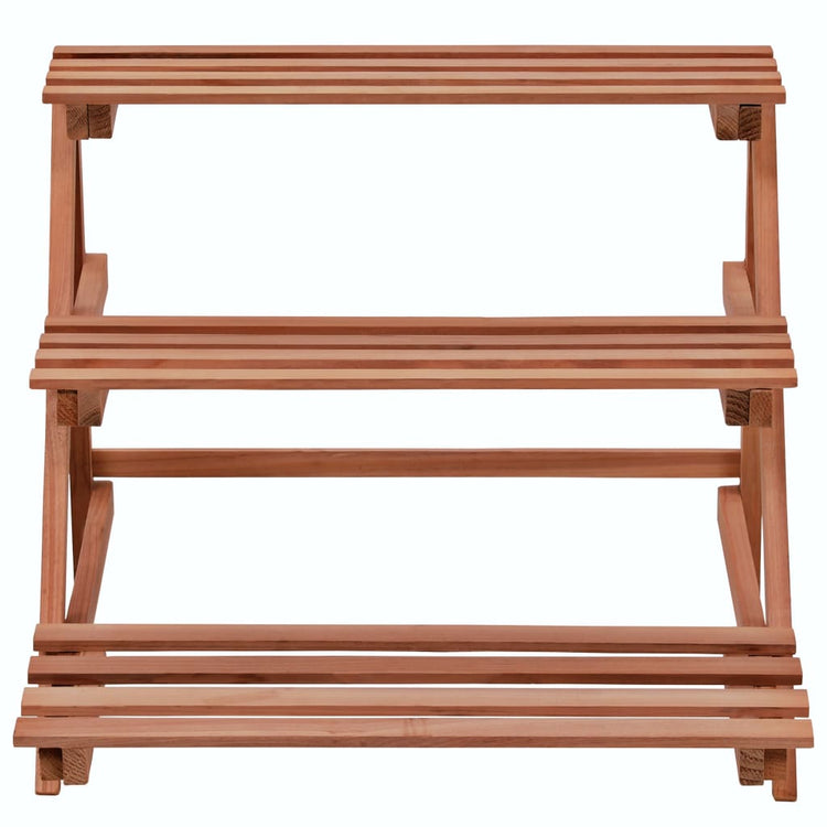 Vidaxl plantenstandaard 3-laags 48x45x40 cm cederhout
