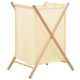 Vidaxl wasmand 42x41x64 cm cederhout en stof beige