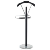 Vidaxl kledingbutler 45x35x107 cm zwart en grijs - afbeelding 3
