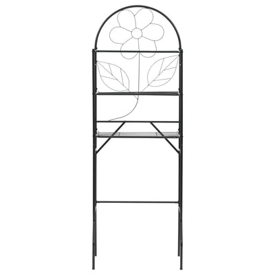 Vidaxl badkamerrek 60x33x174 cm zwart