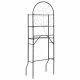 Vidaxl badkamerrek 60x33x174 cm zwart - afbeelding 3