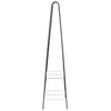 Vidaxl kledingrek 59x35x150 cm zwart