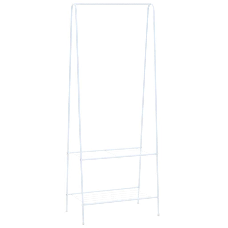 Vidaxl kledingrek 59x35x150 cm wit