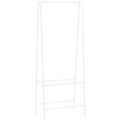Vidaxl kledingrek 59x35x150 cm wit